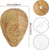 DECYOOL 4 Pack Paper Wasp Nest Decoy Hanging Wasp Nest Stay Away from Wasps Hornets Yellow Jackets(Dark Brown, Orange)...